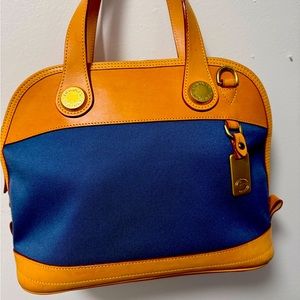 Dooney and Bourke leather and Canvas bag!